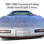 1984-1996 Corvette C4 Glass Under Hood Light Covers