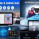 Wireless Carplay Screen for Car 7" HD Portable Car